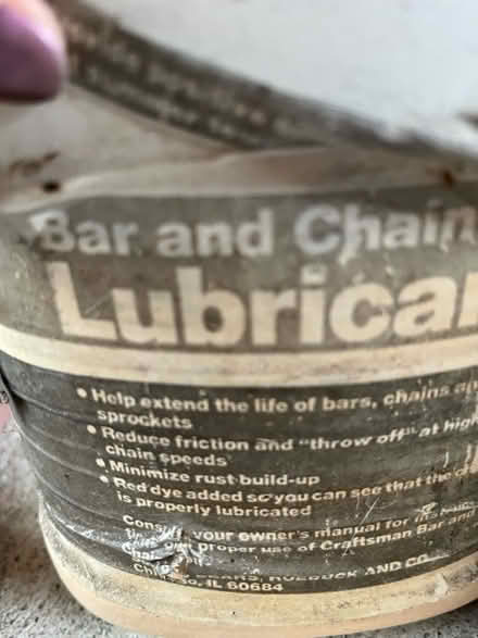 Photo of free Water seal and chain lubricant (Orinda) #2