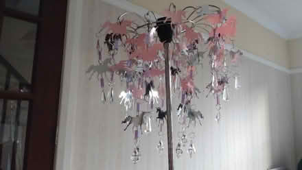 Photo of free Unicorn chandelier style lamp shade (Liberton EH16) #1