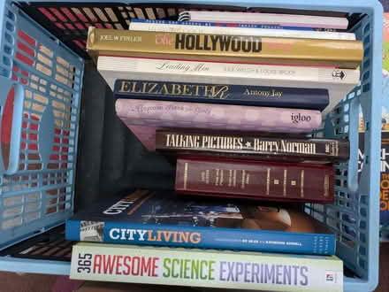 Photo of free Box of books - films, fiction, childrens (Redhill Common RH1) #1