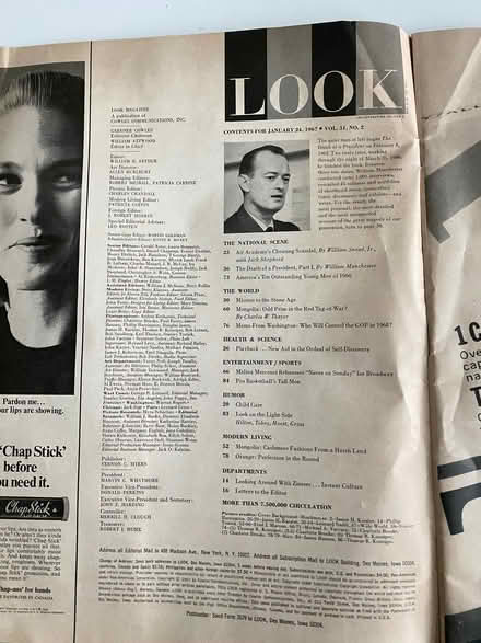 Photo of free Look magazine: JFK story (Nr Fresh Pond & Mt Auburn Cem.) #2