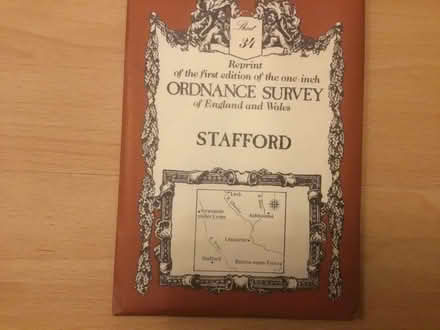 Photo of free Reprint of old stafford map (B62 near Blackheath) #1