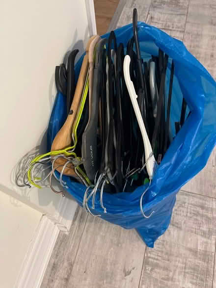 Photo of free Assorted clothes hangars (Ramsbottom BL0) #1