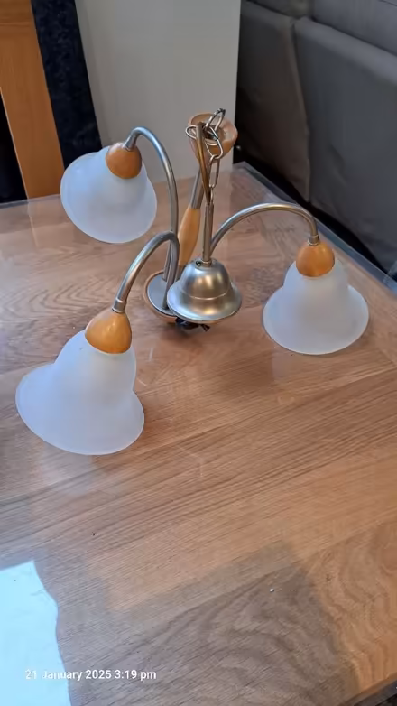 Photo of free 3 Arm light fitting (Linslade, Leighton Buzzard LU7) #1