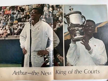 Photo of free Life magazine: Arthur Ashe story (Nr Fresh Pond & Mt Auburn Cem.) #1