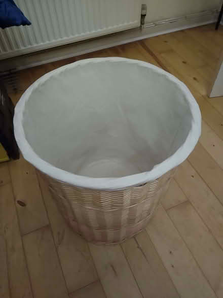 Photo of free Wicker linen basket (Moston CH2) #1