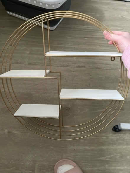 Photo of free Gold circle shelf (SG19) #1