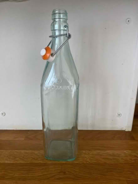 Photo of free Large glass bottle with stopper (Southdown AL5) #1