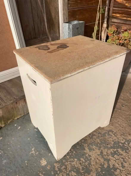 Photo of free Bathroom storage stool with cork lid (Bradford on Avon BA15) #1