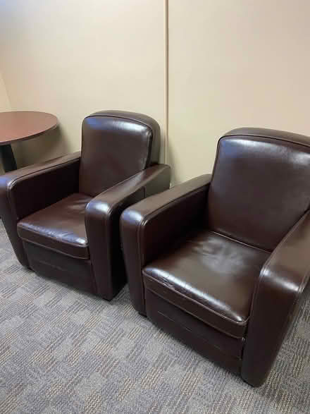 Photo of free leatherette chairs (Port Credit) #1