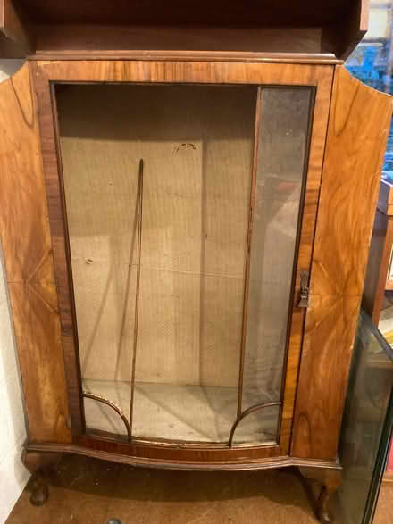 Photo of free Antique glass cabinet (Stockwell End WV6) #2