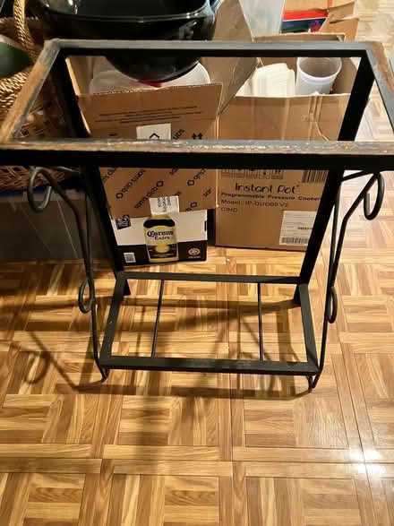 Photo of free Old metal aquarium stand (Near Illinois and Iroquois) #1