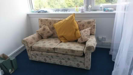 Photo of free Yellow 2 seater couch (G759BU) #1