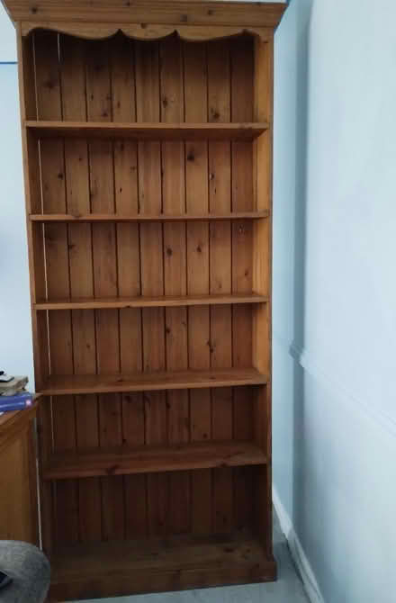 Photo of free Pine bookcase (Sevenoaks) #2