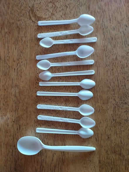 Photo of free Collection of tiny plastic spoons (Clinton Hill) #1