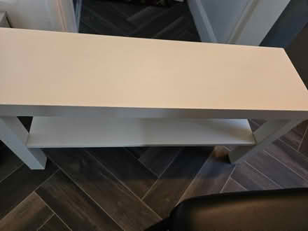 Photo of free White slimline side table (Wincobank S9) #3