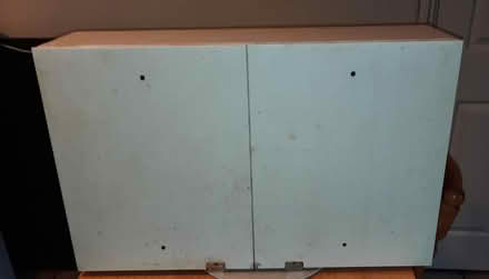 Photo of free Old solid bathroom cupboard (Woodley RG6) #1