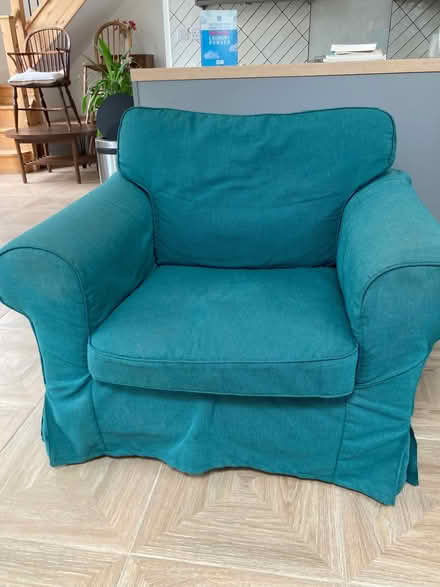 Photo of free IKEA armchair with 2 sets of washable covers.Great condition (IP4) #1