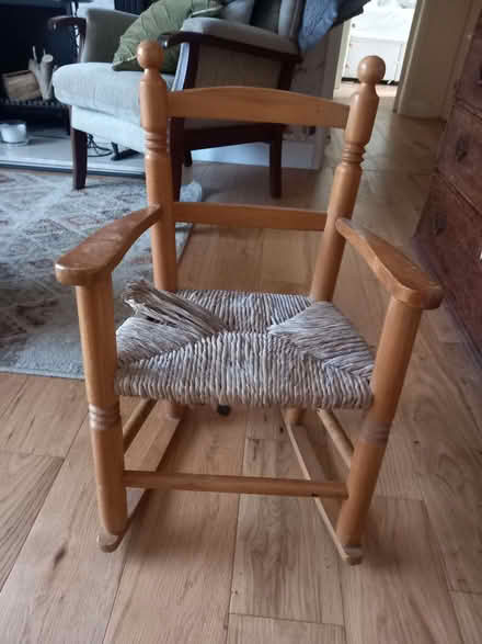 Photo of free Child's rocking chair (Barnard's Green WR14) #1