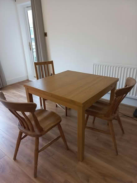 Photo of free Dining table + 3 chairs (Tower Hamlets, E3) #1