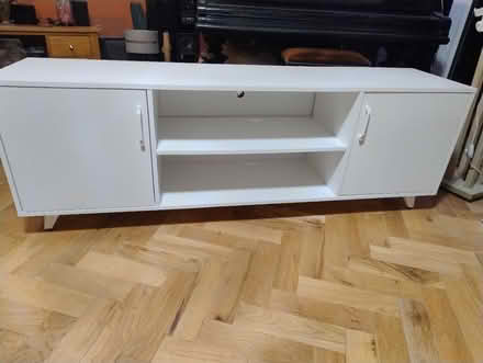 Photo of free White TV table (Northwich) #1