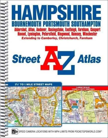 Photo of Old Hampshire AZ Street Atlas (Whitegrove RG42) #1