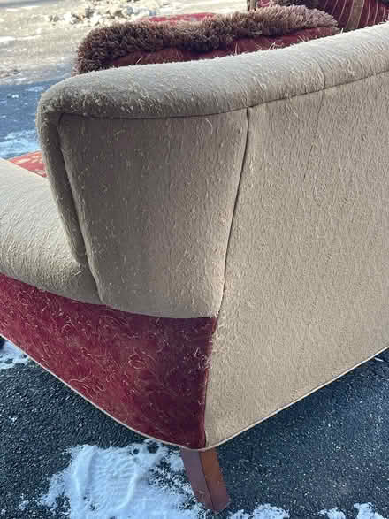 Photo of free Oversized chair/ottoman & couch (Kinnelon) #3