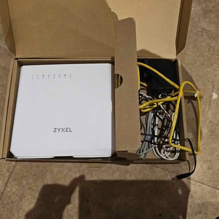 Photo of free White Zyxel router (Altrincham) #2