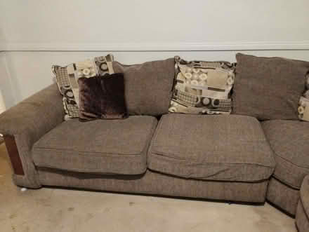 Photo of free Grey corner sofa (Sevenoaks) #4