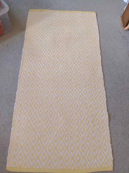 Photo of free Yellow & White Rug (BN8) #1