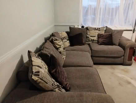 Photo of free Grey corner sofa (Sevenoaks) #1