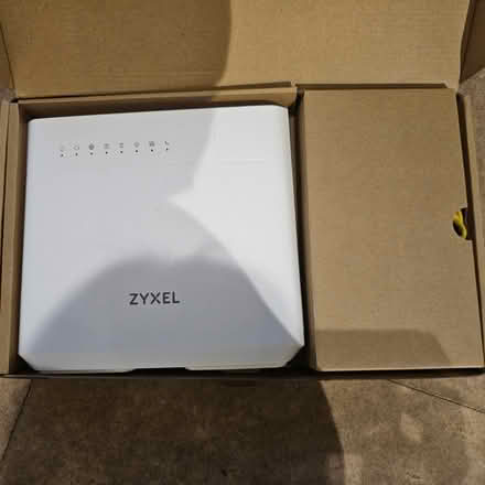 Photo of free White Zyxel router (Altrincham) #1