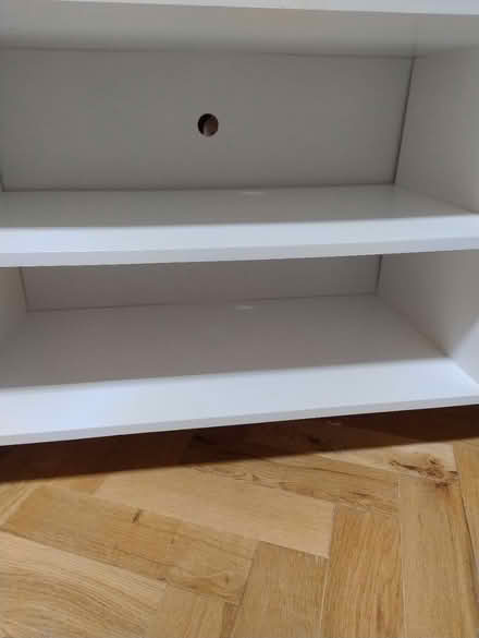 Photo of free White TV table (Northwich) #3