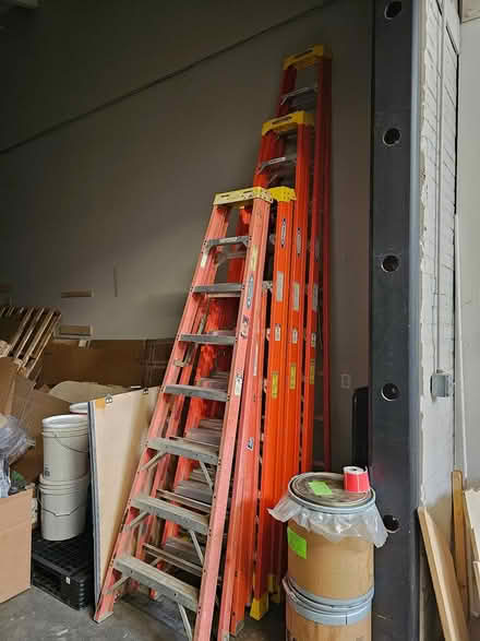 Photo of free 6 ladders various sizes (East Oakland) #1