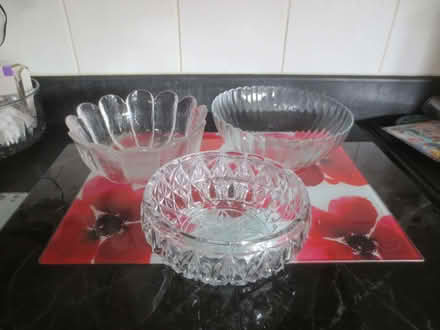 Photo of free Large glass bowls (Brixworth) #1