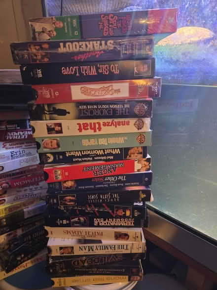 Photo of free Old vhs tapes (LES) #1