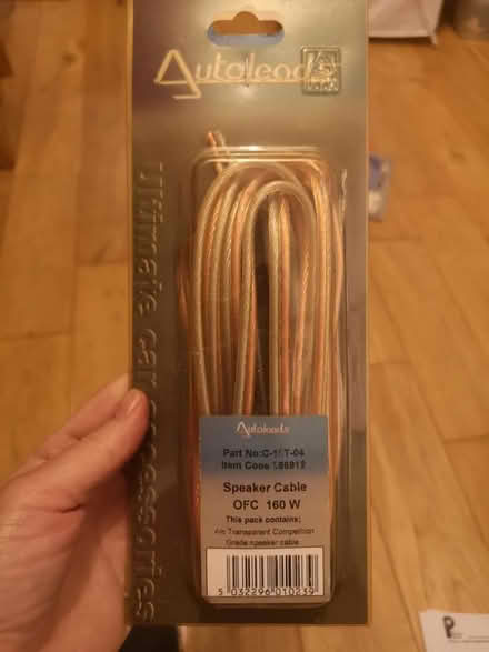 Photo of free Speaker cable for car stereo (Streatham SW16) #1