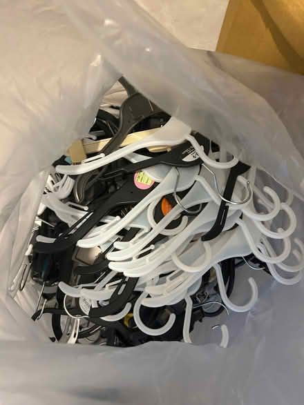 Photo of free Bag of coat hangers (Whitelea NE23) #1