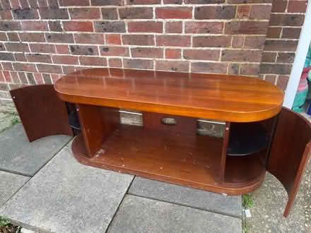 Photo of free Solid wood TV Unit for upcycling (Rustington BN16) #1