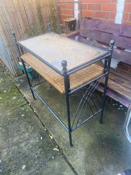 Photo of free Table, workbench , Demijohns (Llynclys SY10) #1