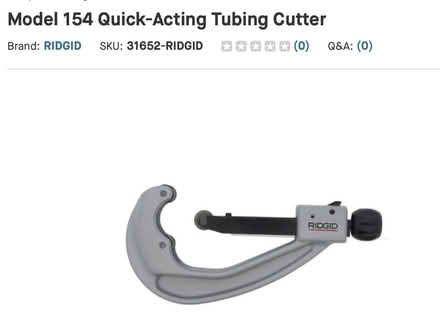 Photo of Pipe Cutter for 4" pipe (Kent Island, Maryland) #1