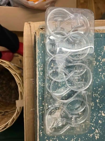 Photo of free Plastic shower curtain hooks (Twickenham Green) #1