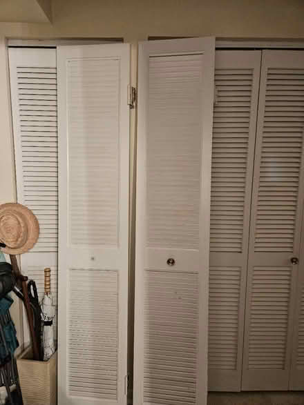 Photo of free 2 wood louvered doors (South side of Evanston) #1