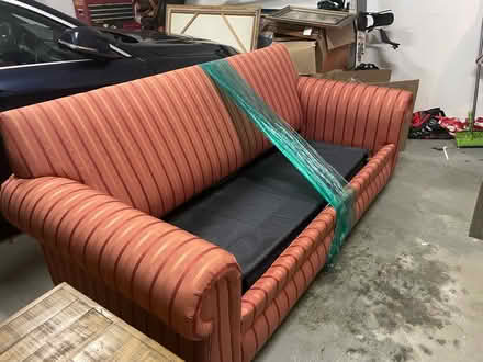 Photo of free Sleep sofa with slip cover (Hopkinton, ma) #2