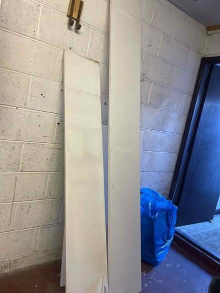 Photo of free Two pieces of conte board and 5 shelf brackets (Penrith CA11) #1