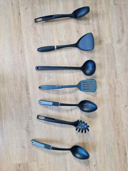 Photo of free Assortment of plastic kitchen utensils (Greenback EH10) #1