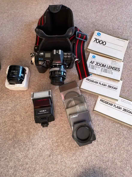 Photo of free Minolta 7000 35mm camera + accessories (Bewdley DY12) #1