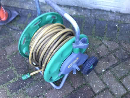 Photo of free Garden Hose on a Reel (Thorpe St Andrew NR7) #1