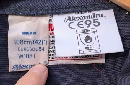 Photo of free Navy 100% cotton overall (Bystock EX8) #2