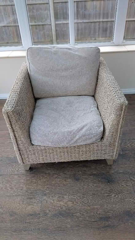 Photo of free Wicker armchair (Amesbury SP4) #2