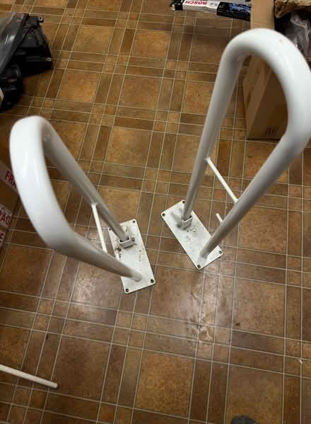 Photo of free A pair of fold down bathroom supports (St Harmon LD6) #1